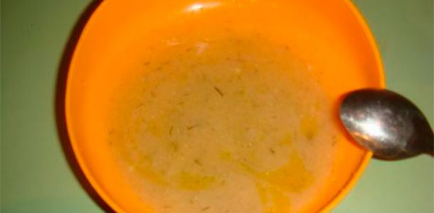 суп-пюре из цветной капусты и кабачков