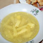 Картофельный суп с тмином и чесноком