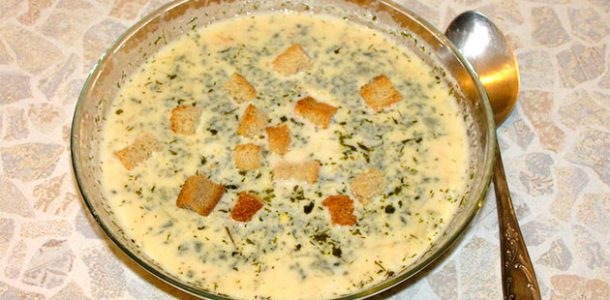 сырный суп-пюре