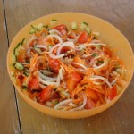Салат из летних овощей (без масла)