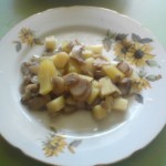 Картошка с грибами (без масла)
