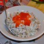 Салат с кальмарами «Новогодний»