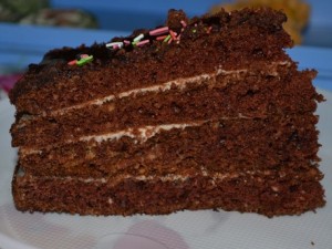 шоколадный торт на кефире