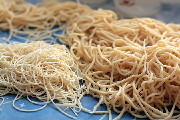 спагетти домашние